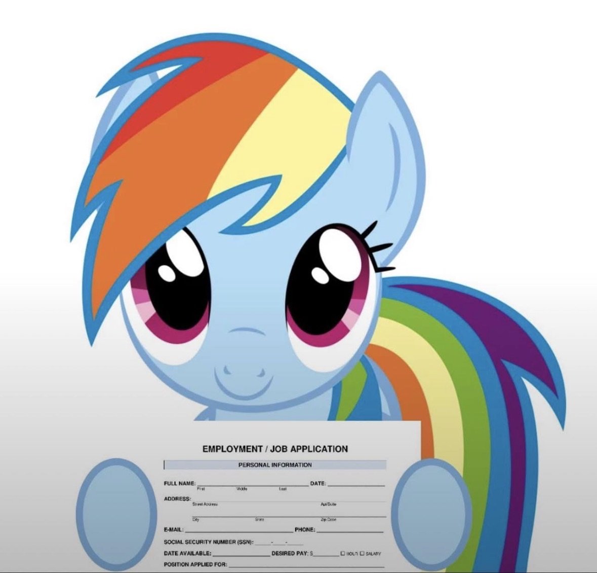 HondaEarthPony's tweet photo. Tag someone who needs this.

#mlp #mlpmeme #rainbowdash https://t.co/YOYyGwzyQ2