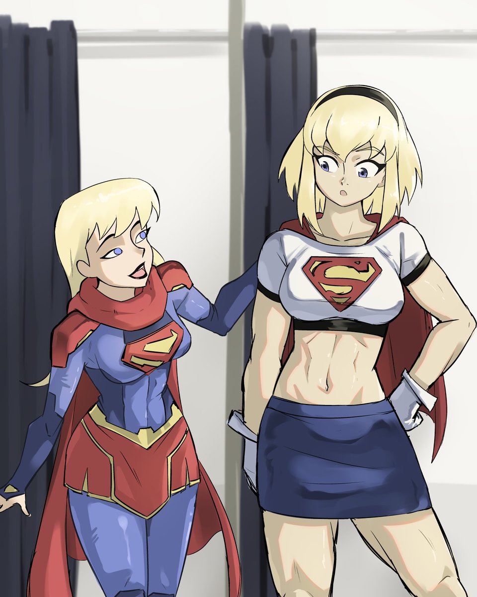 alllex_goodwin's tweet photo. The Karas swapped fits
#MyAdventuresWithSuperman #Supergirl https://t.co/uE7gXLhgLJ