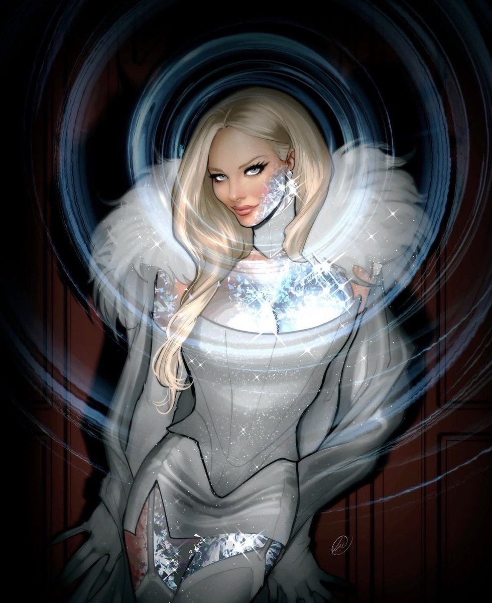 dailyfrostt's tweet photo. samara weaving as emma frost by lucas werneck on instagram😍🤍 https://t.co/Ycv8W8lscB