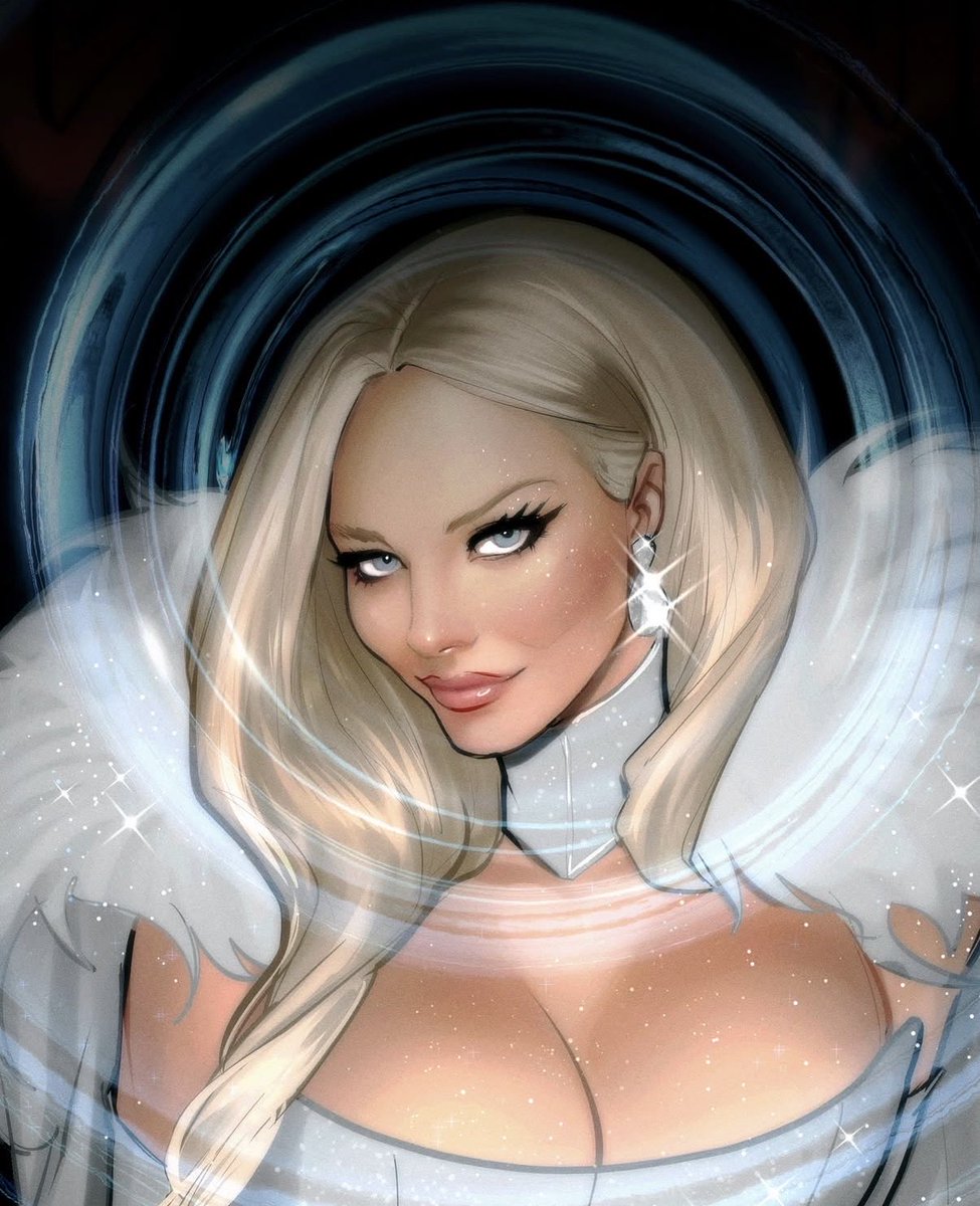 dailyfrostt's tweet photo. samara weaving as emma frost by lucas werneck on instagram😍🤍 https://t.co/Ycv8W8lscB