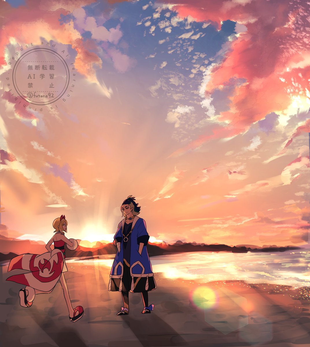 futane92's tweet photo. 夕日とセキカイ https://t.co/cM5SW7KNPS