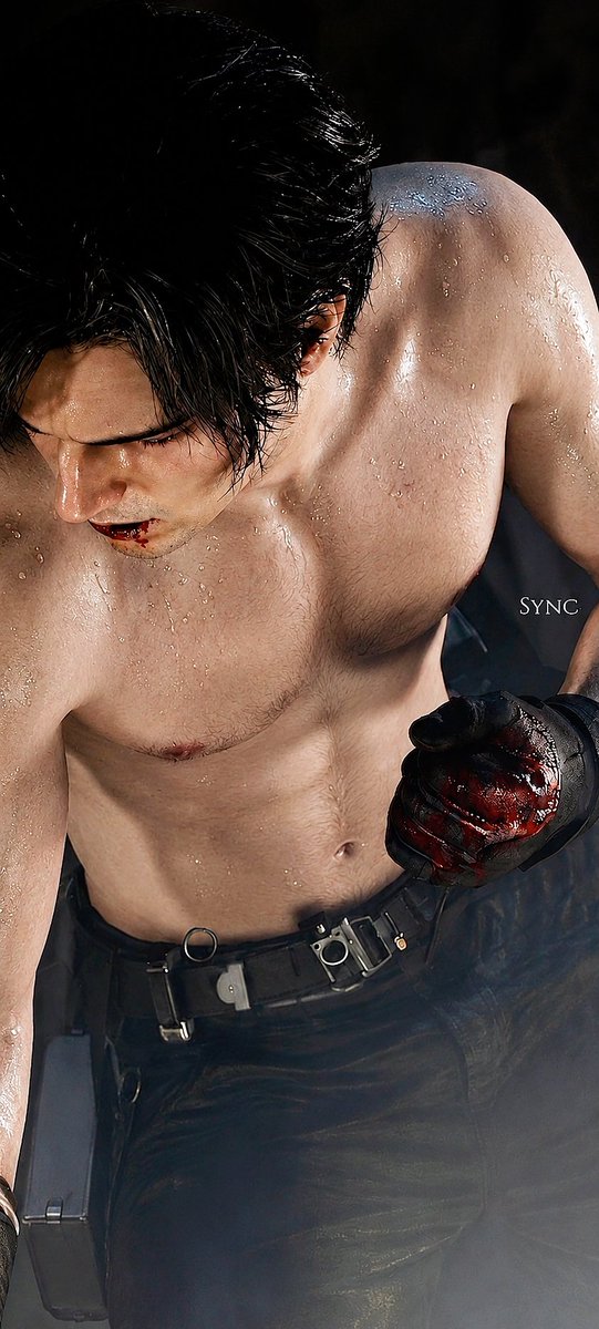 Synclsk_'s tweet photo. Now the version with the shirt off, it really blows your mind 🥵🔥🤌🏻
#ResidentEvil #LeonsKennedy #REBHFUN #RE9 https://t.co/6qOVDrYkGj