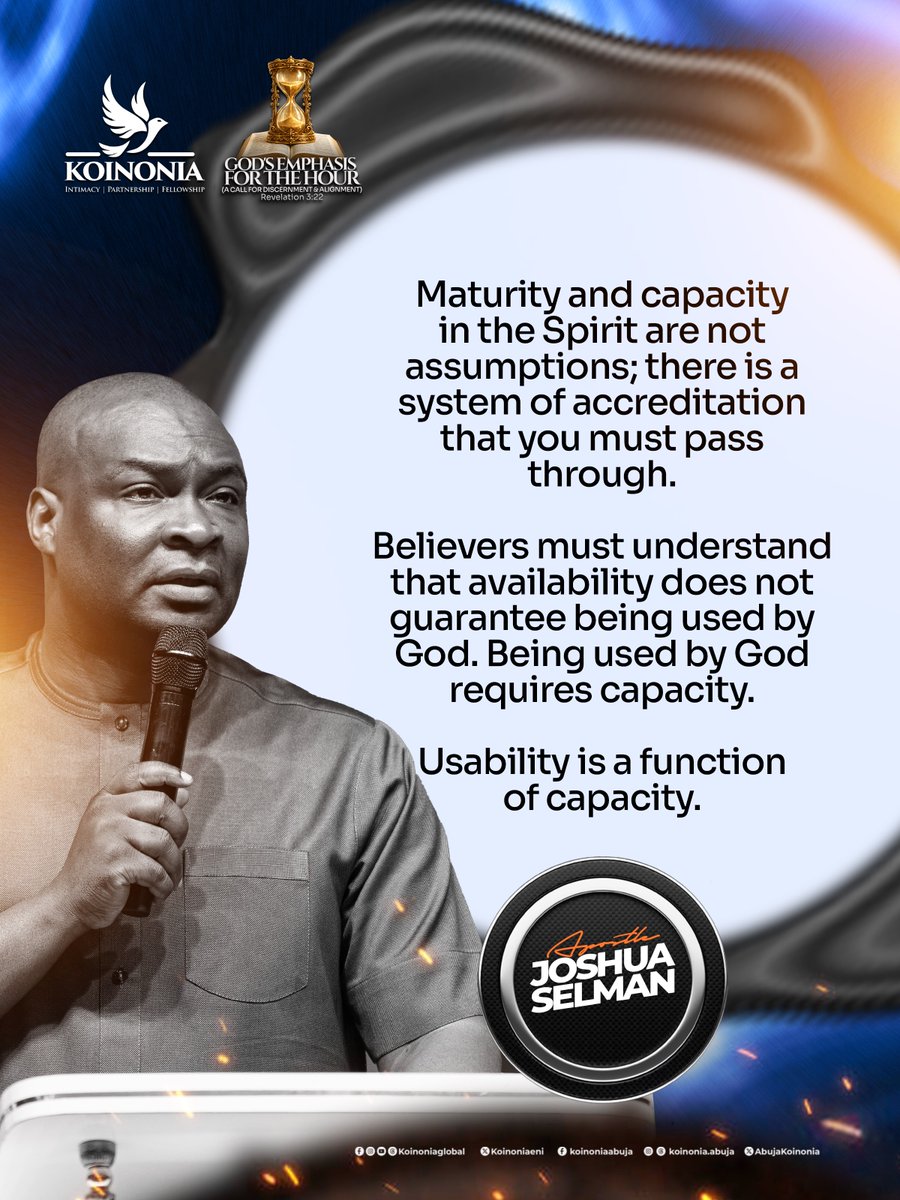 koinoniaeni's tweet photo. #ApostleJoshuaSelman
#GodsEmphasisForTheHour
#ACallForDiscernmentAndAlignment
#KoinoniaAbuja
#KoinoniaGlobal https://t.co/862VMD9nyE