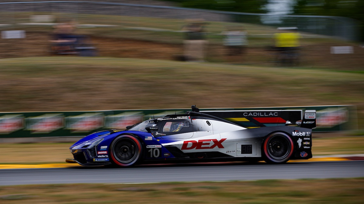 TheStintInside's tweet photo. Wayne Taylor Racing claimed its first victory with the Cadillac V-Series.R in #IMSA at Road America.

@RickyTaylorRace  and @Albuquick  took the #10 Cadillac to victory. The championship-leading #31 @AX_Racing Cadillac and the #6 @Porsche retired following a collision. https://t.co/64TTQnBB2X