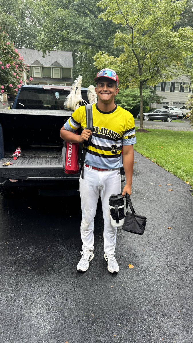 BJShivers10's tweet photo. Great time this afternoon at @MidAtlanticCCC - https://t.co/prjGzpOiq6. Short 5-inning game due to rain, but went 2–3 with a triple, single, R, and 2 RBIs. Played 3B and 2B (first time ever). Thanks to @CoachPacella and all the other game coaches. @ClawClassic #TrusttheProcess2028⚾️#BaseballRecruit2028 #Uncommitted2028 #UncommittedVirginia2028
@Bradley_Eagles
@UncommittedBBs @BUncommitted
@UncommittedStud @UncommittedUSA @NOVAHSBB @VarsityVirgini1 @bbconnection_RP @sidelinepreps