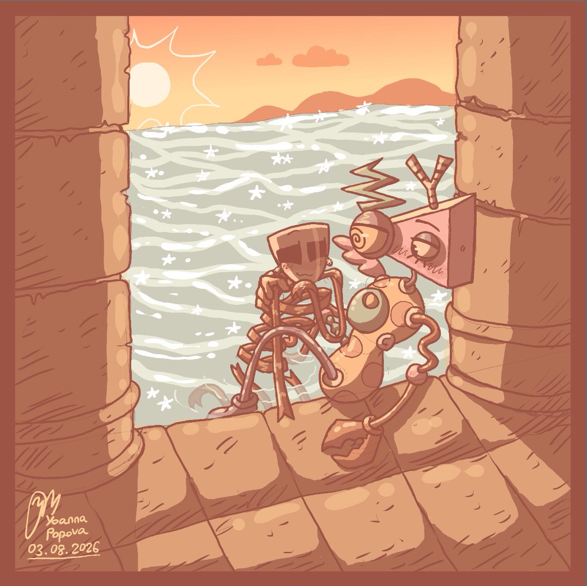 yoannapopova's tweet photo. Had a dream about this ancient looking beach scenery the other day and I wanted to draw the two lesbians together with it ☀️
#tadc #theamazingdigitalcircus #abstragedy #zooble #gangle #ganglexzooble #zooblexgangle https://t.co/I5X2a4Jg1p