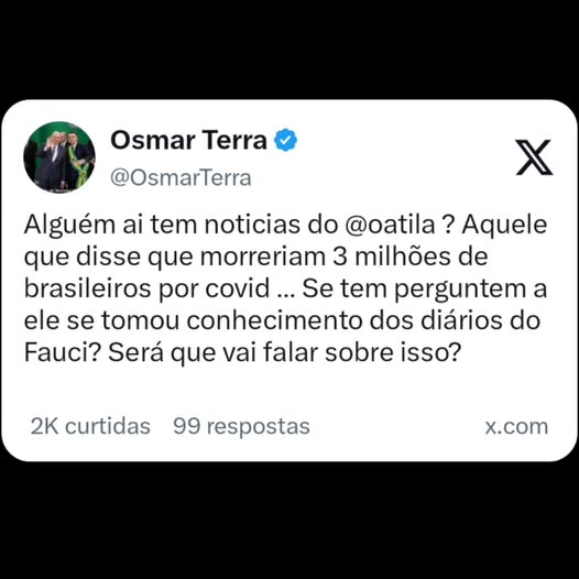 zfabrogmailcom's tweet photo. Alguém tem noticias do @oatila? https://t.co/c9A2vZ2e5V
