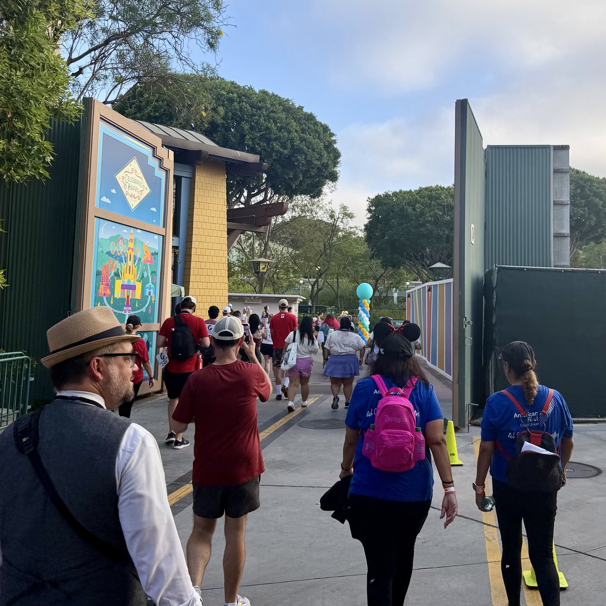 DAPs_Magic's tweet photo. Through the gate and a short walk through Downtown Disney found us at the finish line! Thanks for following us for CHOC Walk 2026!
#CHOCWalk
#dapsmagic https://t.co/Na44L58f7c