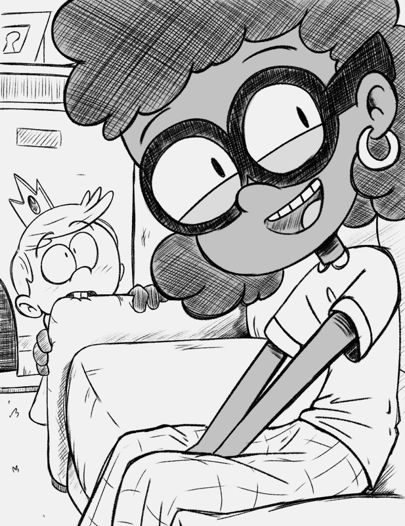 Jump_Jump_69's tweet photo. Linka made friends with the new girl at school. https://t.co/vYokvb908Q
