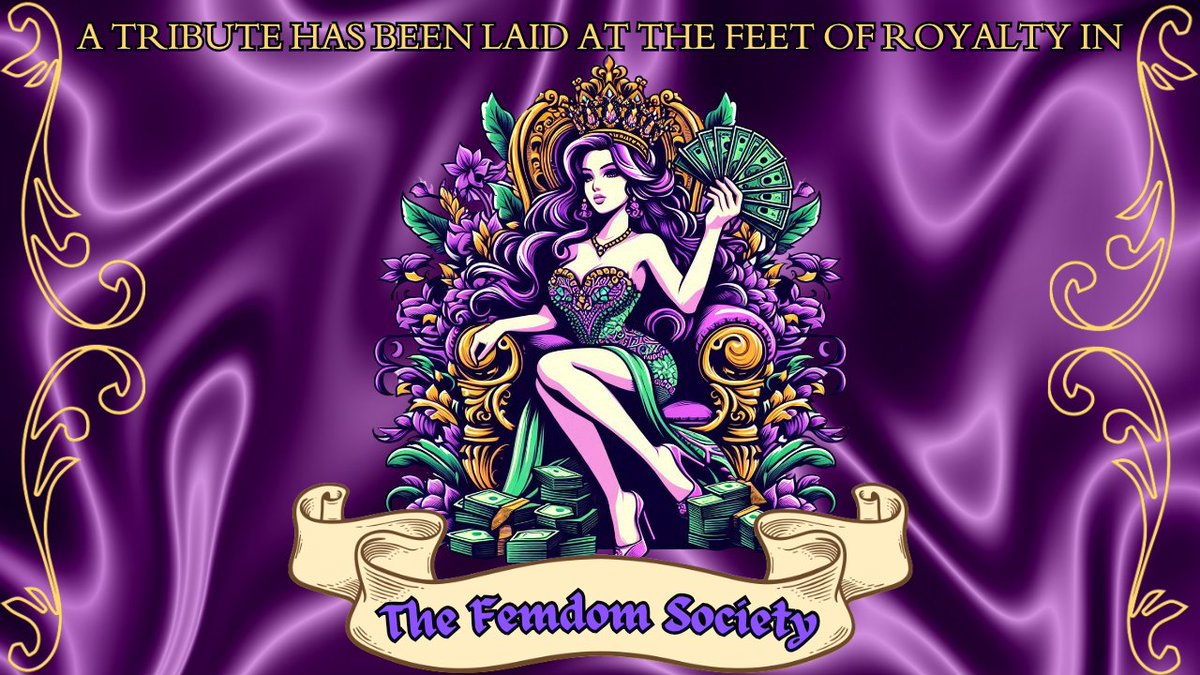 thefemdomsoc's tweet photo. Good subby! Someone has sent Madame_Veil a tribute of $20.00 USD in The Femdom Society Discord 💰 https://t.co/H44lI7DWnQ