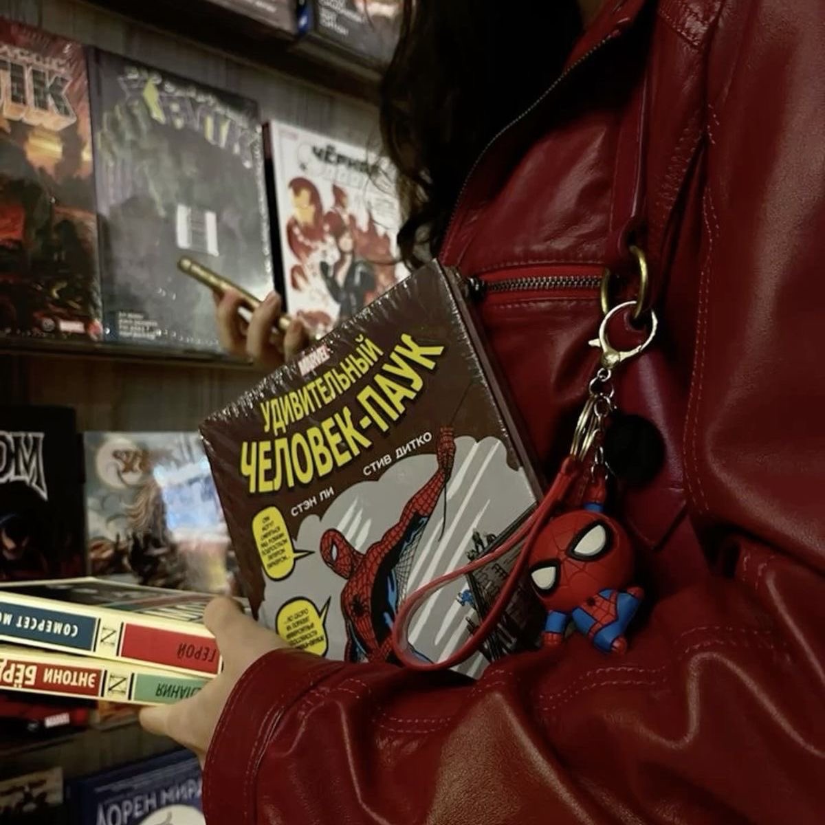 gawonpilled's tweet photo. gawon, your friendly neighborhood spider-man https://t.co/rI9bFmyTmk