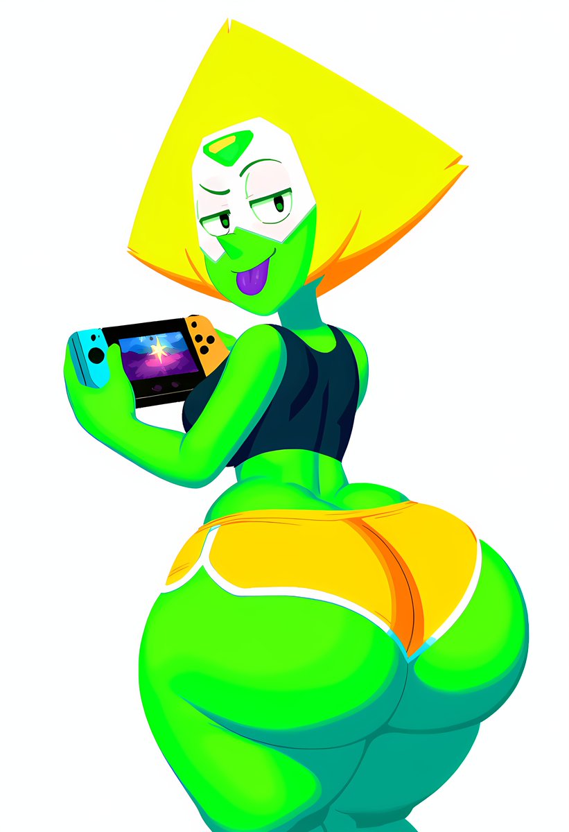 lubbasdump's tweet photo. Peridot (Steven Universe) https://t.co/IDayQwUqky