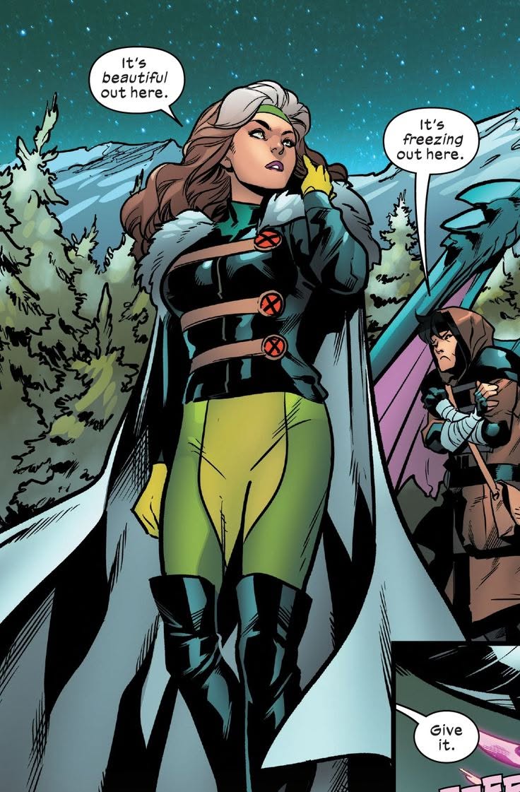 rafaradar's tweet photo. Remember when they gave Rogue a new updated costume, that even get into games, but then got her back on the 90s again for nostalgia and synergy shit? https://t.co/l6HojCBvqk
