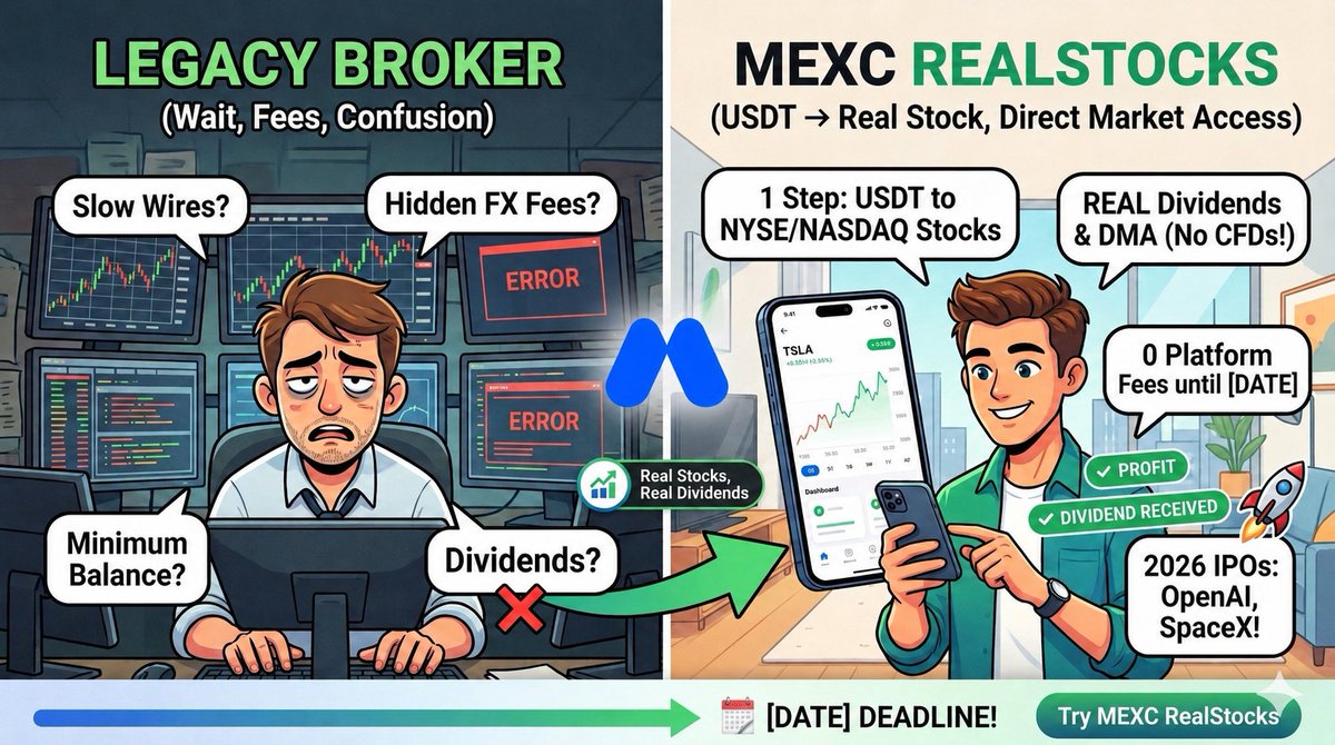 _makerain's tweet photo. Every pullback reminds me why I keep dry powder.

My watchlist right now: • $NVDA • $AMD • $GOOGL • $MU

RealStocks on MEXC lets me buy them directly with the USDT I already have, and the 0 platform fee promo means every dollar goes further. Timing the bottom is hard! https://t.co/Zqa2kgQYHX