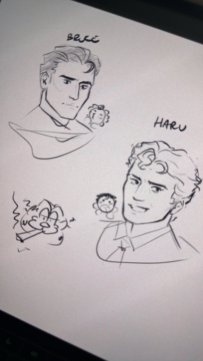Sperklump's tweet photo. Doodles for warmup before I draw them kissing also Garfield was my warm up warmup so he’s there too https://t.co/nkwkGjdCtA