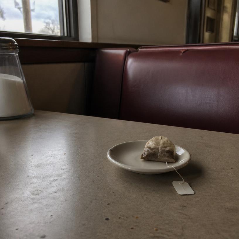 robin__devs's tweet photo. lonetea ($tea)

apparently the spelling aisle is open again. one teabag, one empty diner booth, absolutely no plans.
source: https://t.co/mSyN7zXOBr https://t.co/DJeQDcLInf