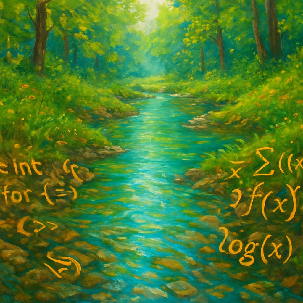 0xdevshm's tweet photo. Pure functions return,
State unchanged, code flows like streams,
Logic clear and bright.
#Haiku #Functional #CodePoetry #DevHaiku #CodingLife #TechHaiku #CodeArt #DeveloperWisdom #CodingPoetry #ProgrammersLife #HaikuOfCode https://t.co/pXXAGtO7oC