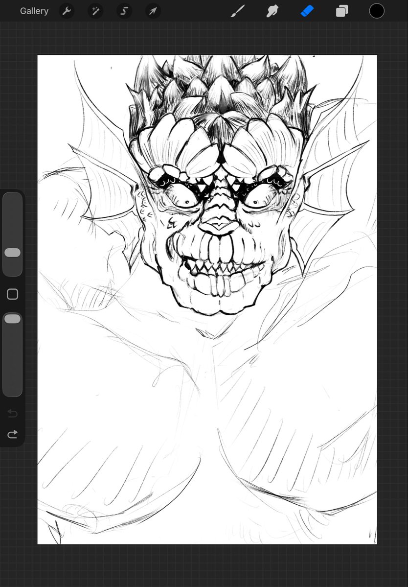 FaustyFlakes's tweet photo. WIP: Had a draw request for the Abomination, and how could I say no to my big boy Blonsky? https://t.co/92Y4ws28Mq