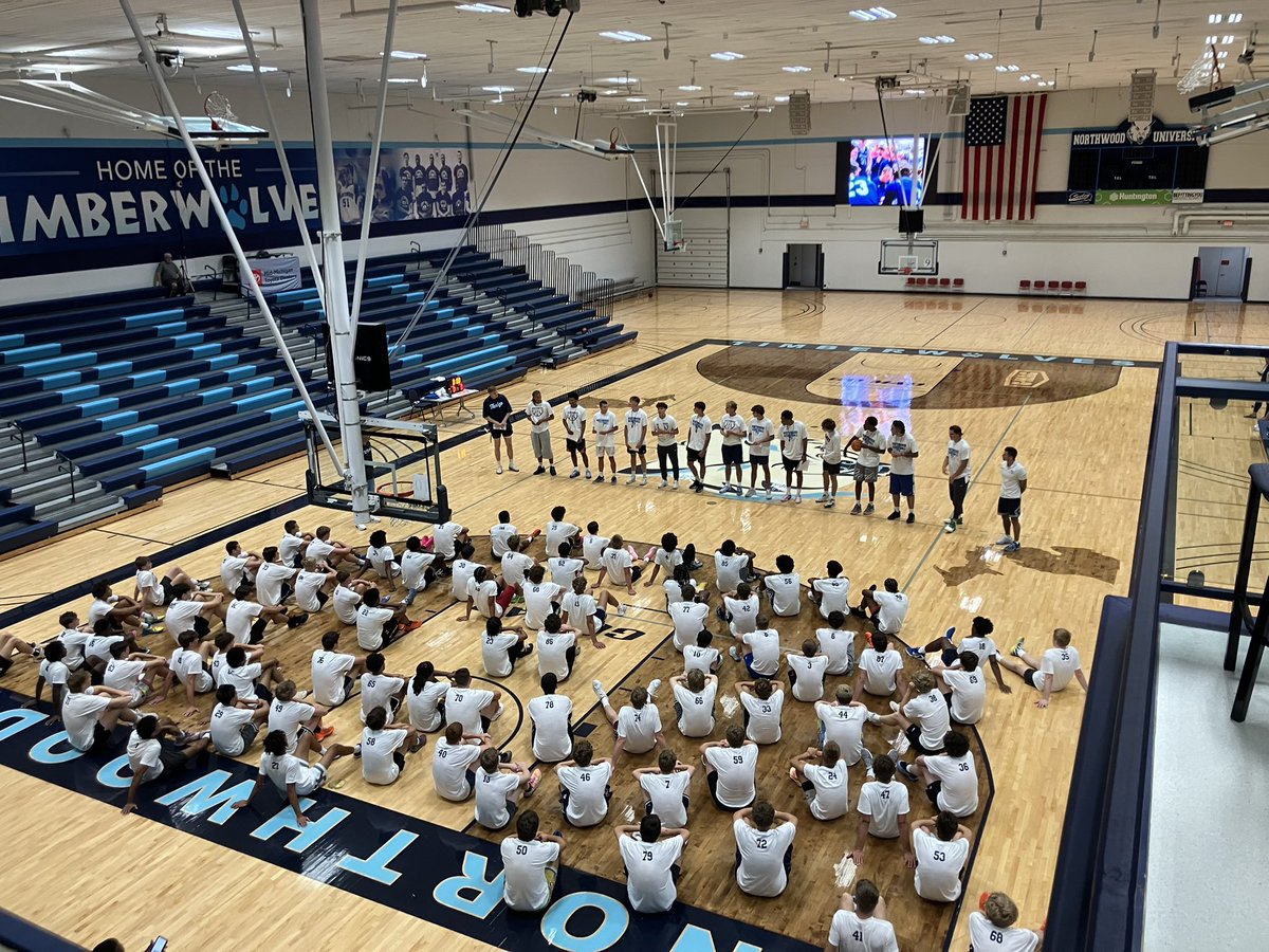 Northwoodmbb's tweet photo. Great day at our 2026 Elite Camp! Thank you to everyone who came out! #RollTimbys https://t.co/5wgrM5SDqY