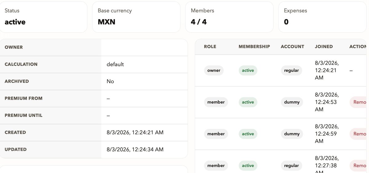 Rjay_One's tweet photo. I didn't expect the most popular feature to be creating a dummy user! Almost 80% of groups don't add their friends. they just create them in the group and split expenses with them before they join 🤯🤯🤯
Time to make this feature paid 😂
#buildinpublic #wandersplit #saas https://t.co/Rhwzrw7CeV