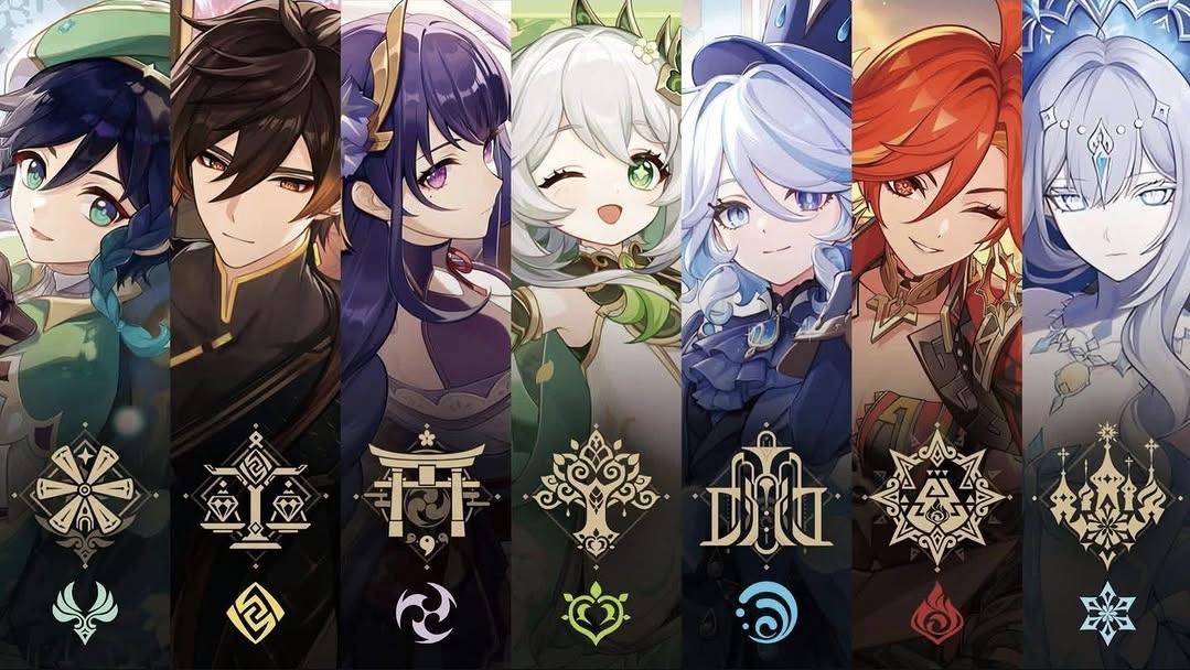 HourlyTeyvat's tweet photo. Now that we have seen all the Seven Archons, which one has your favorite design? ❄️ https://t.co/zTXJbFVifx