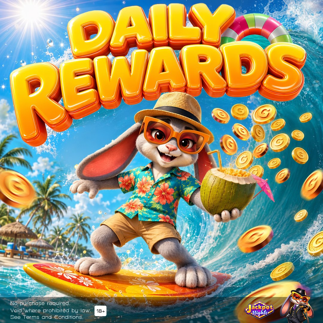 JackpotNights's tweet photo. ☀️ Summer vibes are here, and so are the jackpots! 🌴🎰

Kick back, relax, and dive into Jackpot Nights for sunshine, big wins, and endless fun! 🍹✨

💰 Massive Jackpots
🎁 Daily Rewards
🍀 Endless Chances to Win

❤️ LIKE this post
💬 COMMENT with your favorite summer emoji 🌴🍉🍹

🎁 A few lucky players will be randomly selected to receive a mystery reward!

Good luck, and let the summer spins begin! ☀️🎰

👉 Play now: https://t.co/eZgfHxCvUX