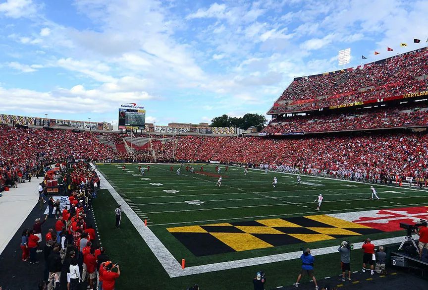 Terrapins247's tweet photo. Maryland’s longest home win streak is 25 games.

What needs to happen for SECU Stadium to become one of the toughest places to play in college football? ⬇️ https://t.co/RQz9rzYtGx