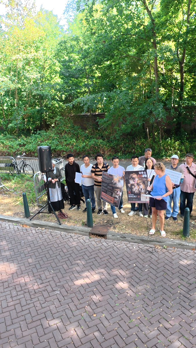feilung_lau's tweet photo. On August 2, the Chinese Embassy in the Netherlands  #JasticeForWangwang #wangwang https://t.co/PsBfZgWTM2