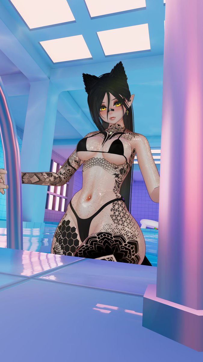 KittensNMeth's tweet photo. Care for a swim with me~
.
.
Avi~ Ari by @HoloExe 
.
.
.
#vrc #vrchat #vrcpromo #vrcphotography #kittensnmeth13 https://t.co/5qeKCc5G08
