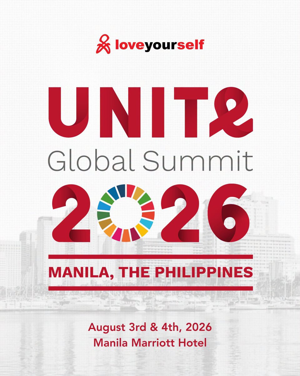 LoveYourselfPh's tweet photo. LoveYourself is proud to support the UNITE Global Summit as global leaders, parliamentarians, advocates, and partners come together under this year's theme, “Bridging the Health Divide: Political Courage to Invest.” Guided by our commitment to ending HIV, advancing sexual and mental health, and empowering communities, we look forward to contributing to conversations that champion equitable, people-centered healthcare. Together, we can inspire the political courage and sustained investments needed to strengthen community-led healthcare and advance health equity. 

#LoveYourselfPH
#UNITEGlobalSummit
#UGS2026