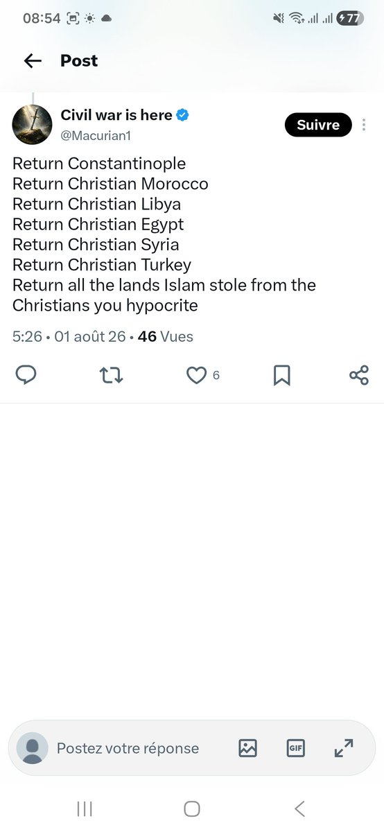 SamirSDA's tweet photo. @InfosMinutesFR Le monde civilisé à découvert le vrai visage de l'Espagne. Les dz haineux traîtres harkis qui soutiennent la colonisation d'une terre islamique ne représente pas le monde. Les iraniens bffff .. https://t.co/5G1f6Tykc0