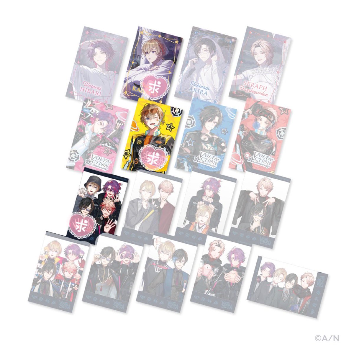 ngs0811's tweet photo. 【交換】
にじさんじ VOLTACTION 4周年 4th Anniversary  チェキ風カード 特典 コースター 星型カード

譲》画像1 (撮影後スリーブにて保存)

求》画像2.3
※🟪単体のものは他含む交換
※チェキの集合は1点のみ

郵送での交換
2点〜纏めて優先

お気軽にご相談ください🙇🏻‍♀️ https://t.co/hXRgRyBkTA