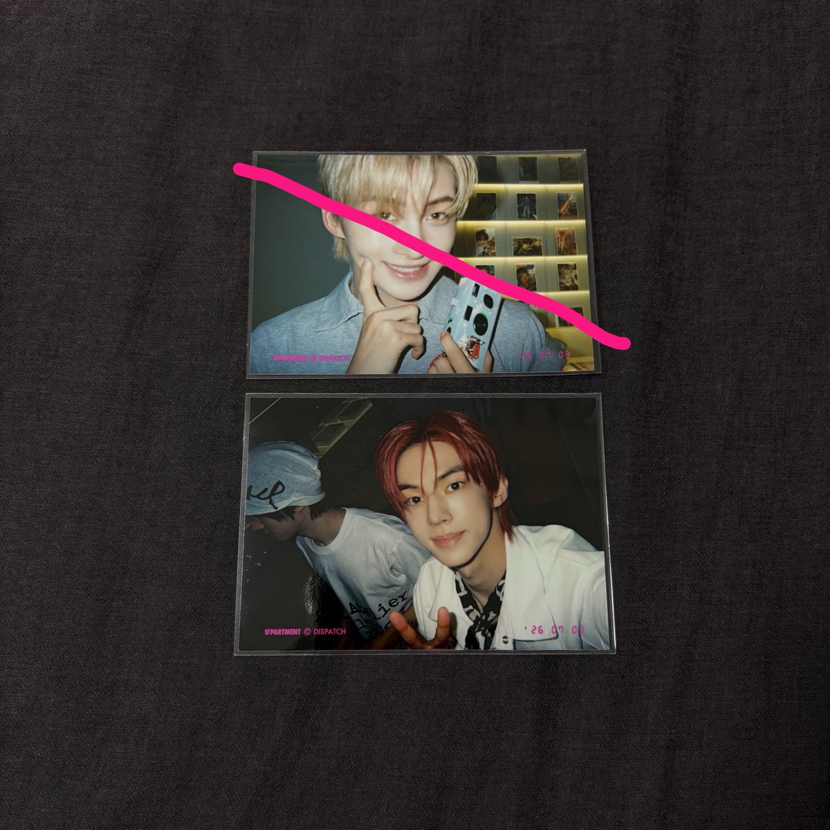 __enn00's tweet photo. TWS D'ICON DICON POPUP トレカ　チェキ

【譲】 1.2枚目

【求】ジフン（3枚目）
2枚目ドフンはもう一種ジフンのみ交換

郵送or9月6日神戸会場での交換希望です。リプ、DMへお気軽にお声掛けください。
#TWS #TWS交換 #ジフン交換
#DICON交換 https://t.co/uAsaX6bdXN