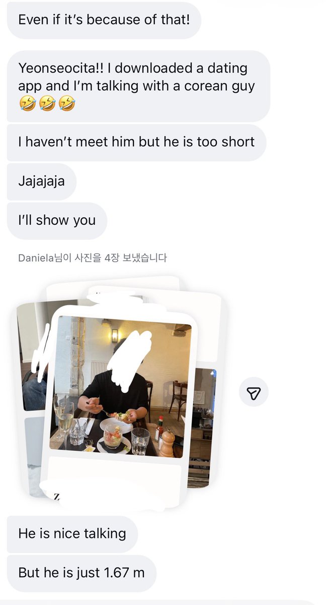 tteo1401's tweet photo. 시발 내외국인친구 데이팅어플 쓰다가 한국인매칭됐는데 키가 167이래시발좀 https://t.co/u8EcHTFAl0