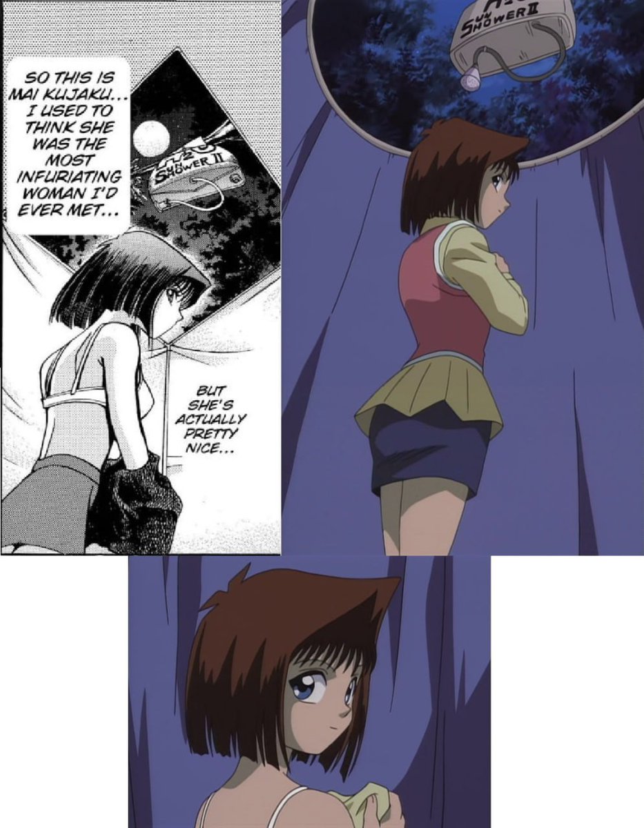 YuseiFudo292501's tweet photo. Anzu Mazaki/Tea Gardner in Yu-gi-oh! Chapter 080 and Yu-gi-oh! Duel Monsters EP 012 https://t.co/uXzbAzFbHj