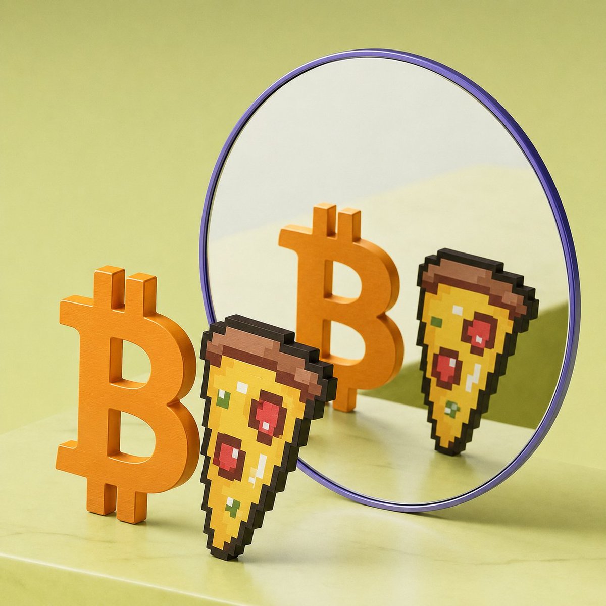 pizzabtcproject's tweet photo. Why choose between $pizza and bitcoin when you can have both? 🍕₿ https://t.co/SSLPGgsOOC