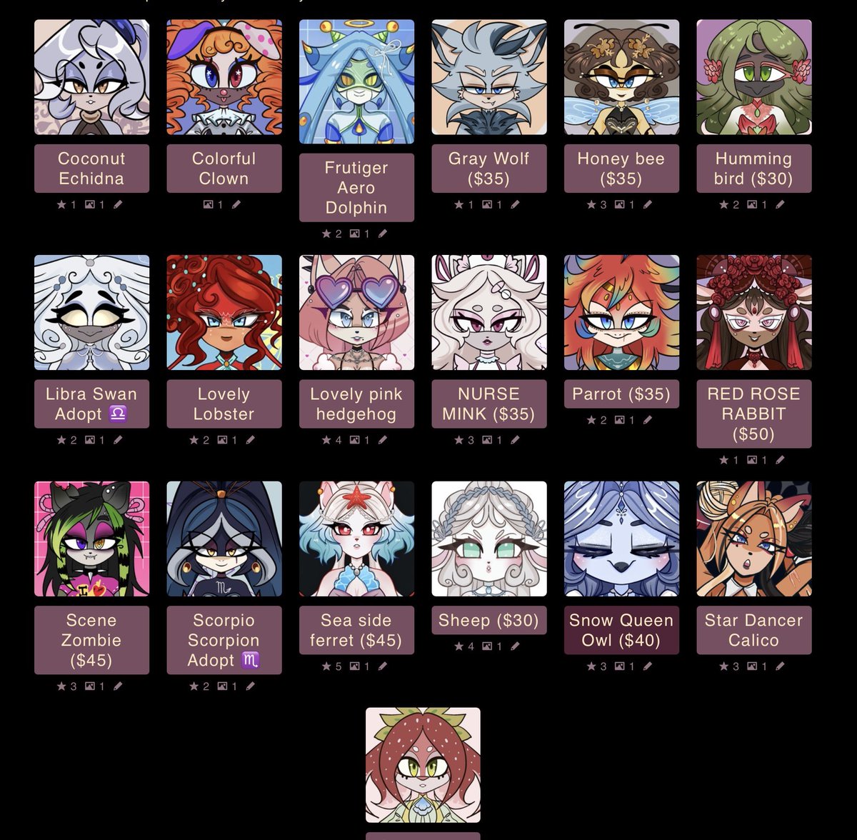 Kaiyzonite's tweet photo. ADOPT PURGE 
•
Hey guys I have a few adoptables I wanna find homes for! Some are offer to adopt and some are pay to adopt! I’m willing to negotiate prices too! Just kinda want them to find homes now! 
Comment or DM if interested! 

https://t.co/Ke6egvdX3C https://t.co/6cH7gnHN5j
