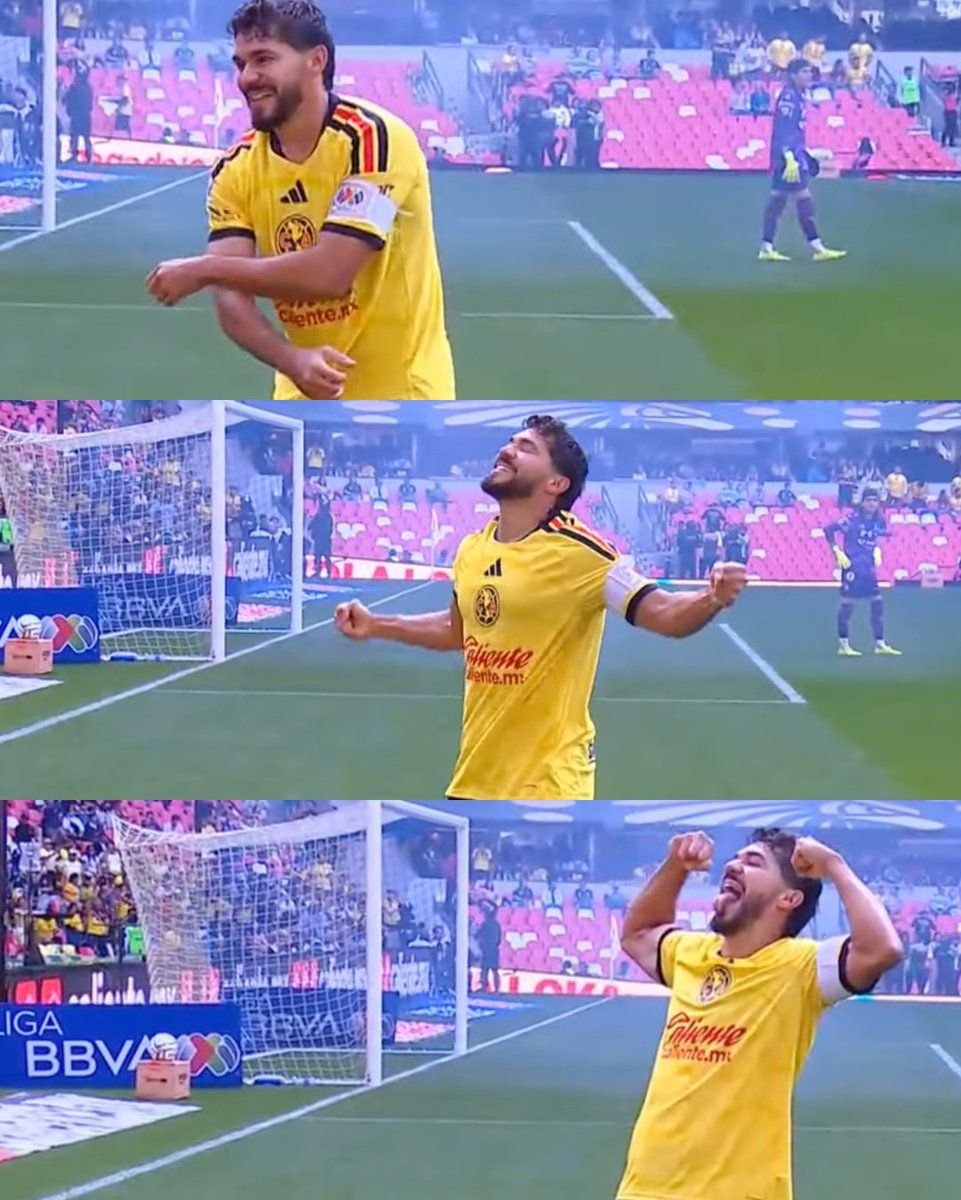 InvictosSomos's tweet photo. Volvió el gol. Volvió el festejo. Volvió la sonrisa. VOLVIÓ HENRY MARTÍN.