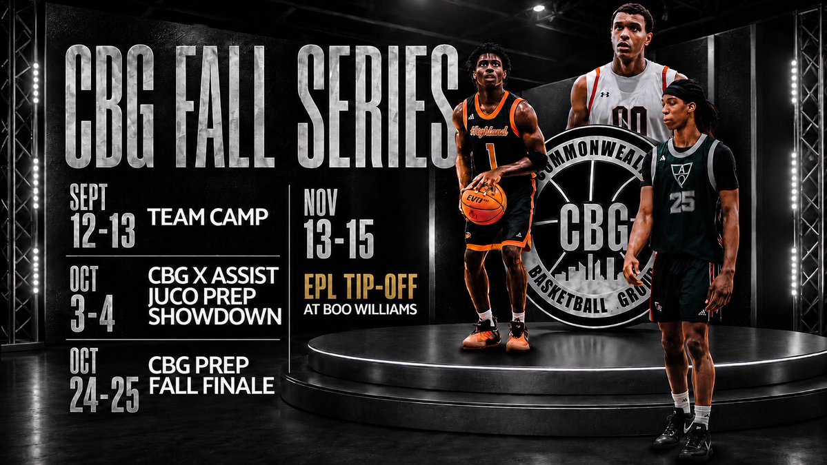 theCBGLive's tweet photo. The annual CBG Fall Series ! 

3 high level preseason events!

1 Kick Off event! 

Register today! 

https://t.co/YGpqyyjDHG https://t.co/NL2YeOtvDo