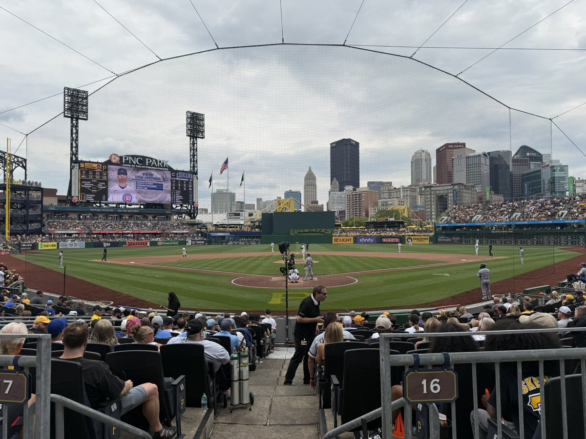 ryanburdue's tweet photo. I have now attended 3 Cubs games this year and they’ve lost all 3. I’ll stop going now. Sorry guys. #Cubs #badluck https://t.co/tA2IzEVhwJ
