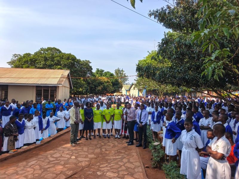 uydelx's tweet photo. Over 1,000 students and staff at Iganga Girls' SS were reached through a school outreach promoting peace, drug prevention, and positive choices.

Through a mass service, interactive discussions, an addiction awareness video, and role plays, students strengthened their refusal skills, decision-making, and resilience against peer pressure and risky behaviours.A major highlight was the commissioning of the school's Peace Club, with members receiving T-shirts and taking on the role of Peace Ambassadors to champion peaceful coexistence and drug-free school communities.Together, we're empowering young people to build safer, healthier futures.

#UYDEL #DrugPrevention #PeaceBuilding #YouthEmpowerment
