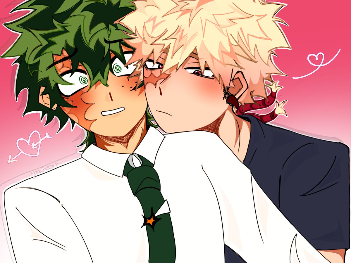 grndxzero's tweet photo. clingy kacchan #dkbk #bkdk https://t.co/hpPOIOWCoA