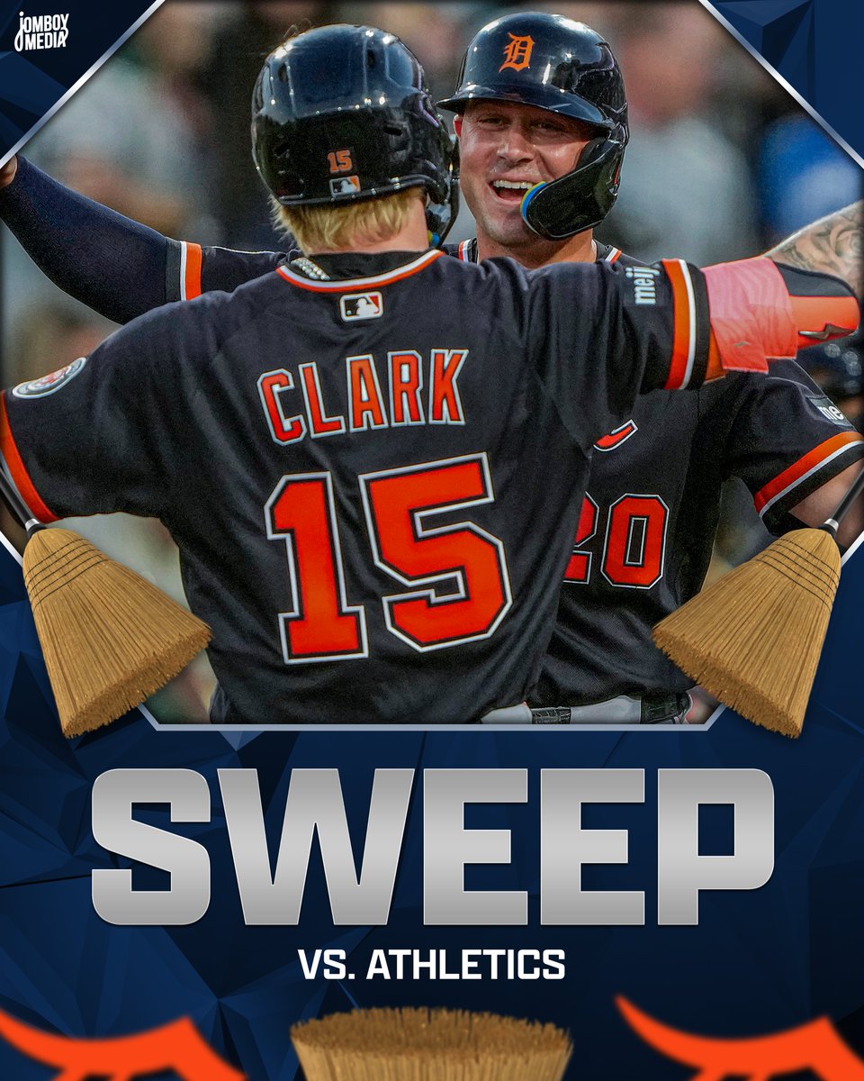 TalkinBaseball_'s tweet photo. The Tigers start their post Tarik Skubal era off with a sweep! https://t.co/zZKMt8zToo