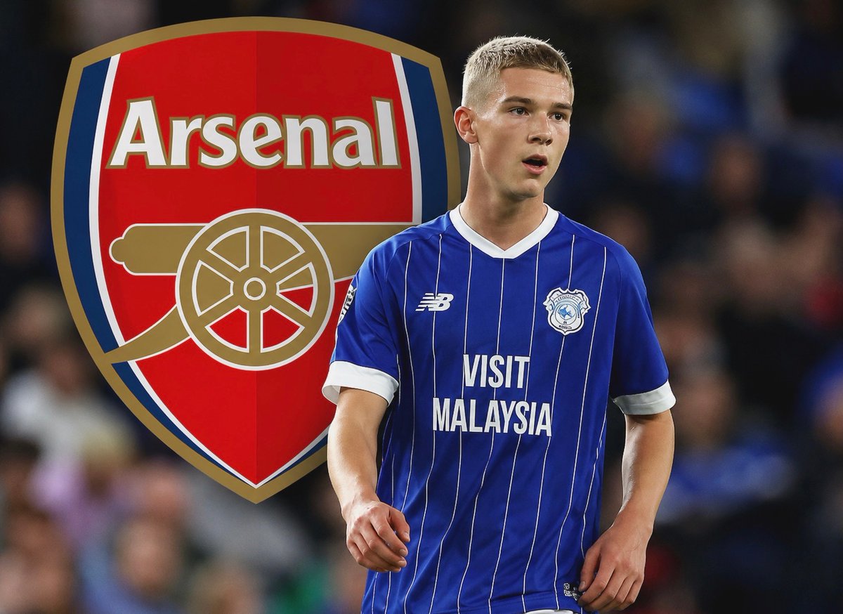 MelvinaGunner's tweet photo. Axel Donczew signing from Cardiff shows how Berta is weaponizing domestic EPPP rules.

Securing the top U18 ball-striker in Wales via training compensation before his first senior contract keeps his valuation low.

If he breaks into the first team, we saved £30m, if we sell down the line, it's 100% pure FFP profit. Masterclass in asset management.