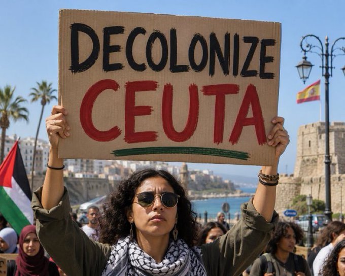 ati_ernesto's tweet photo. @Blajblaj2023 What's wrong with that? They're Moroccans in their own land... Ceuta and Melilla are Moroccan territory... It's time for the Spanish colonists to leave. Ending the occupation is the solution. https://t.co/kTd0CsH3cL