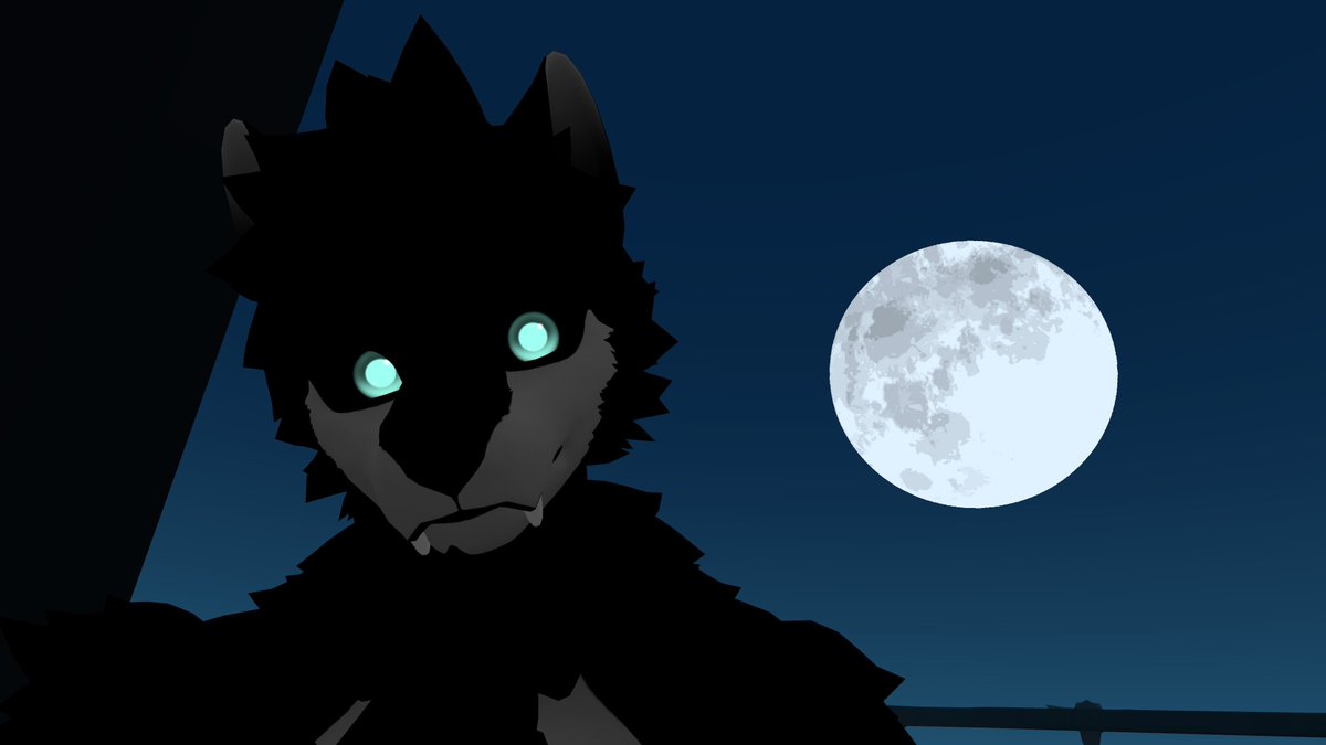 wolfymaws's tweet photo. Moon :3 https://t.co/aMzuvrQBY2