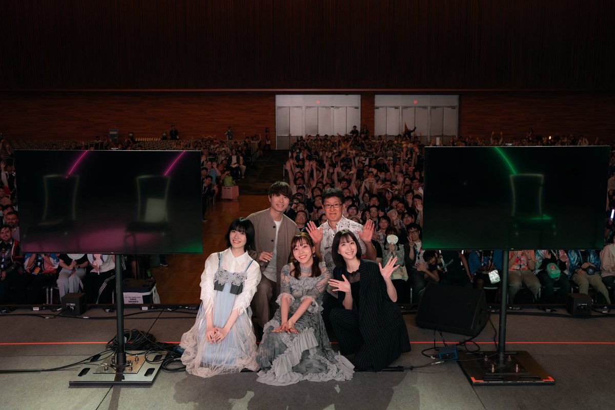 TakeshiTakadera's tweet photo. I also posted some more photos of the Live recording panel of #才女のお世話
Thanks again!

#ARV2026 #anirevo https://t.co/nol2QM32vv