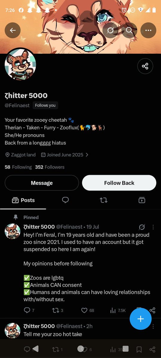 mrmistermeow17's tweet photo. just a reminder. i don't want open paraphiles of any kind following me. i understand i can't prevent them from indulging in my content but don't make yourself known or you're getting got on sight. you are not welcome here. https://t.co/eteSDPHhn6