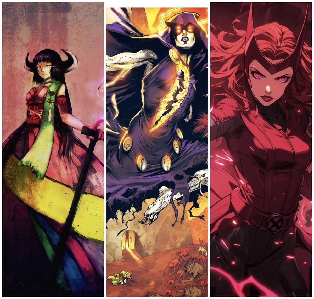 ProfessorGrail's tweet photo. Featherine Augustus Aurora vs  The Unkindness Raven vs Queen of Chaos Scarlet Witch

#Featherine #FeatherineAugustusAurora #Umineko #ScarletWitch #QueenOfChaos #Marvel #Raven #TheUnkindness #DCComics #FeatherineVsScarletWitch #ScarletWitchVsRaven #RavenVsFeatherine #AnimeVsMarvel #AnimeVsDC #MarvelVsDC #CosmicBattle #RealityWarper #Powerscaling #WhoWouldWin #AnimePowerscaling #ComicPowerscaling #CrossoverBattle #AnimeVsComics