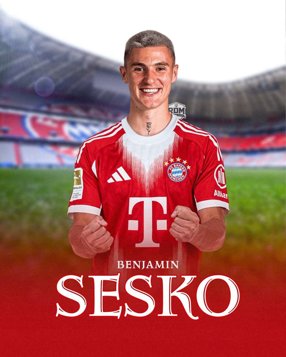 RDmania08's tweet photo. Breaking News 🔴🇸🇮

Benjamin Sesko dikabarkan sedang dipantau klub raksasa Bundesliga Bayern Munchen.

Bayern bakal menjadikan Benjamin Sesko kandidat utama penerus Harry Kane.

Sumber : Christian Falk, Sport Bild. https://t.co/59YQeUQnnB